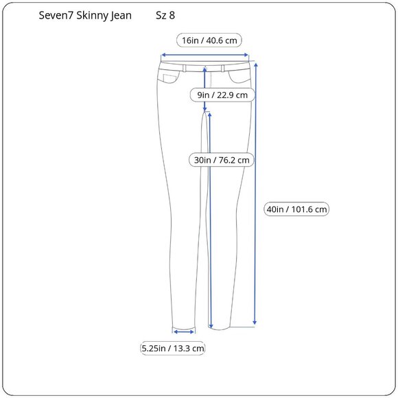 Seven7 Womens Sz 8 Jeans Black Tummyless High-Rise Skinny Leg Stretch Denim - Picture 3 of 13